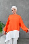 Turuncu Tesettür Tunik