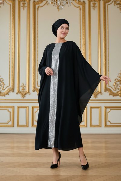 Accessory-Detail Abaya Ferace - Black