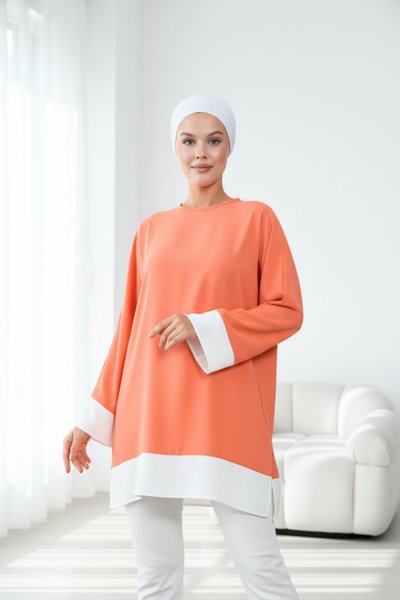 Orange Inset Tunic - Orange