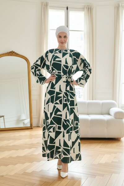 Modest Abaya - Green