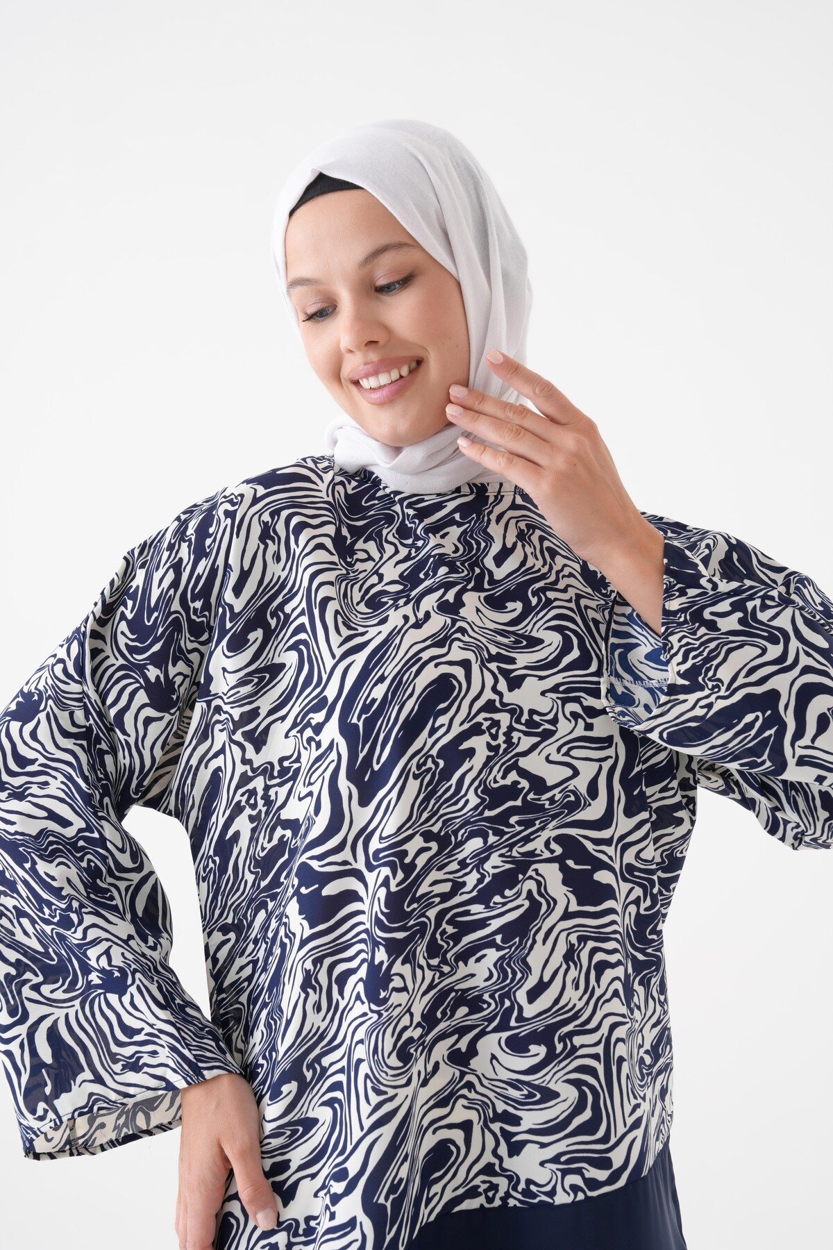 Lacivert Bluz Tunik - Tuncay