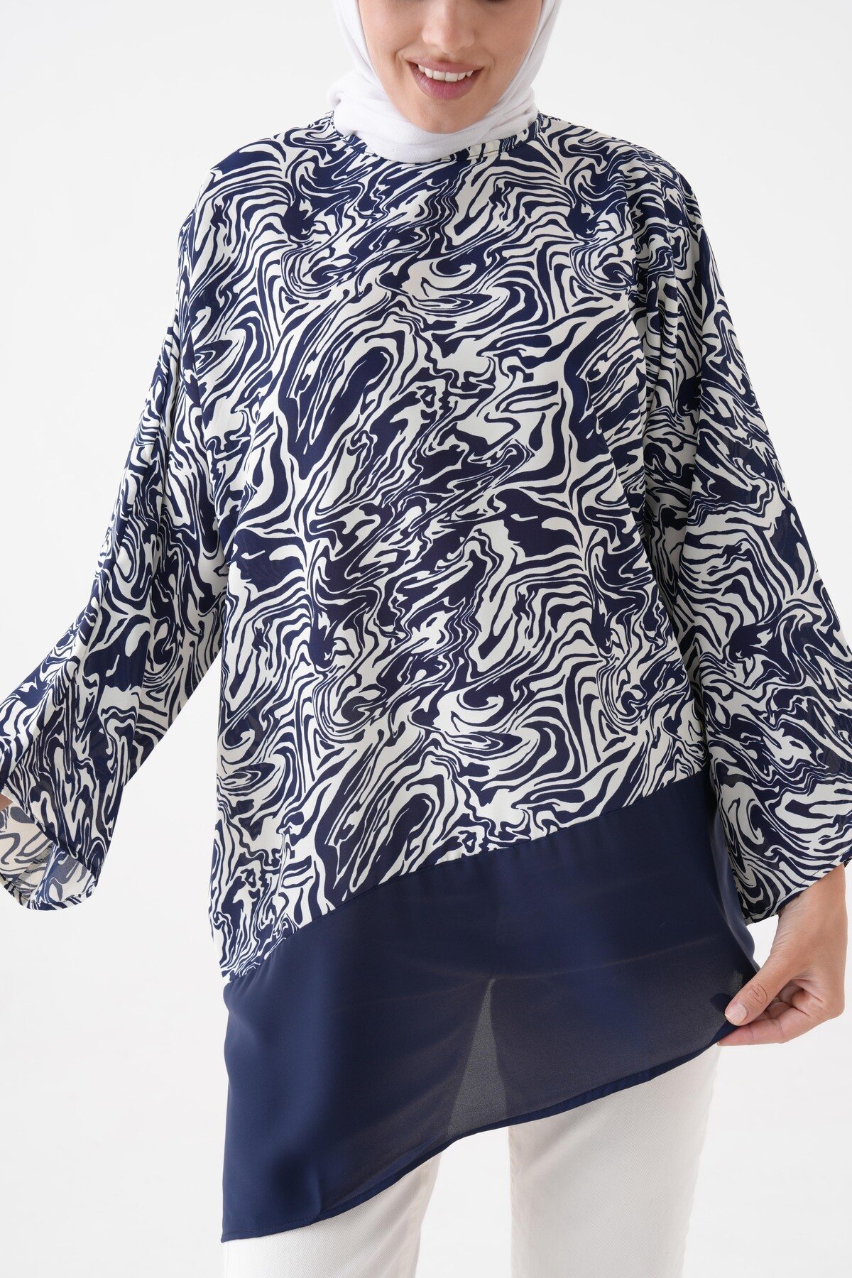 Lacivert Bluz Tunik - Tuncay