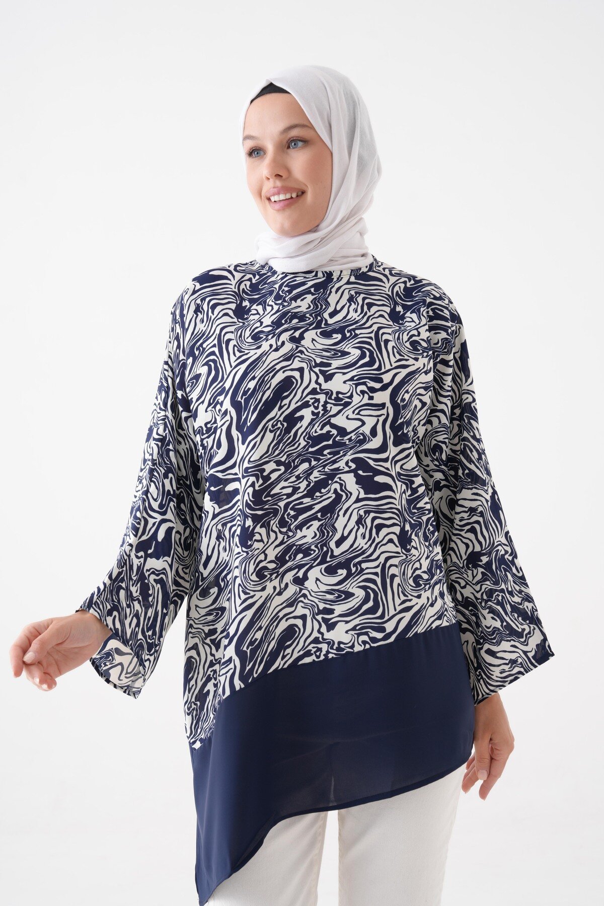 Lacivert Bluz Tunik - Tuncay