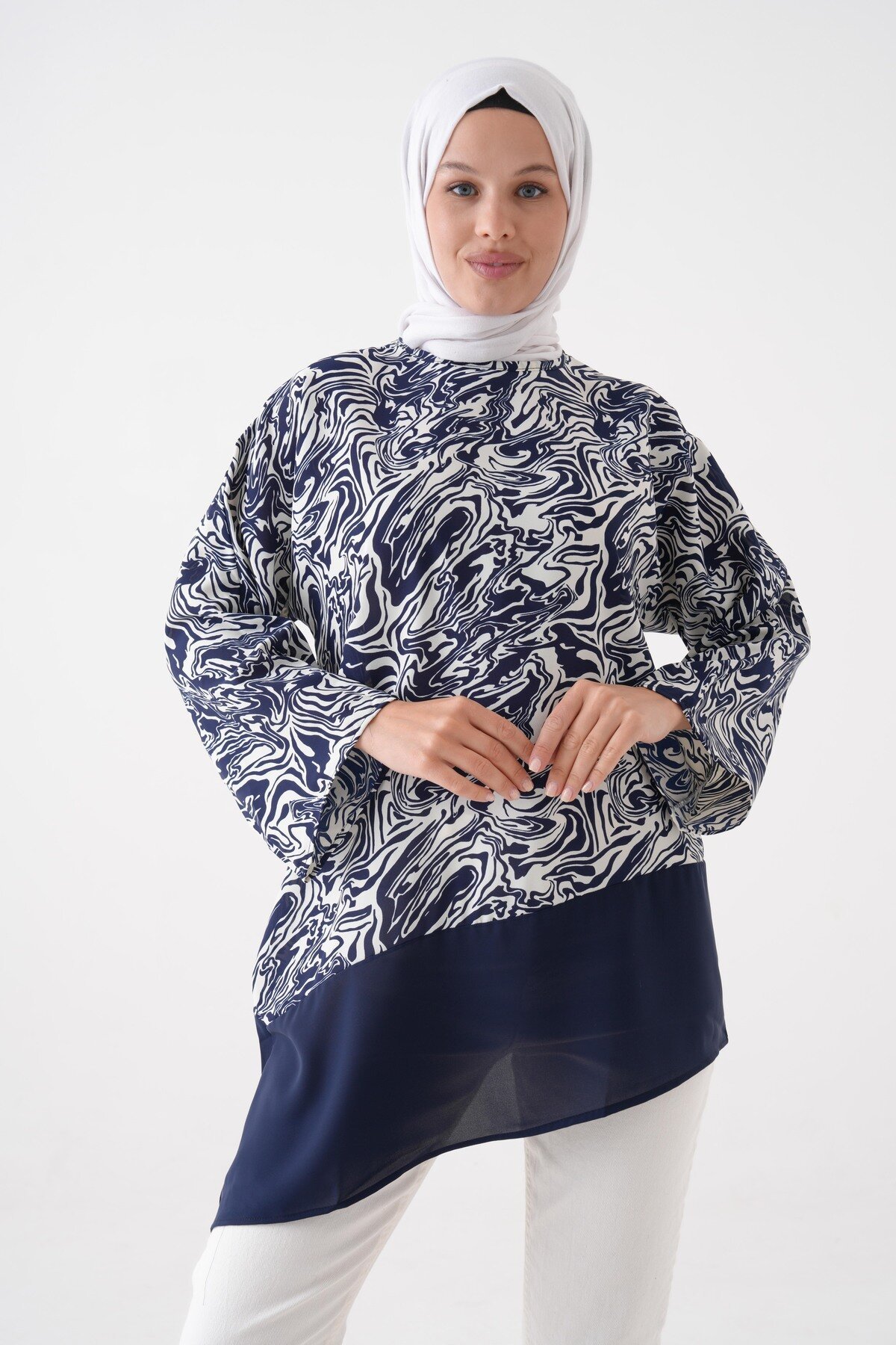 Lacivert Bluz Tunik - Tuncay