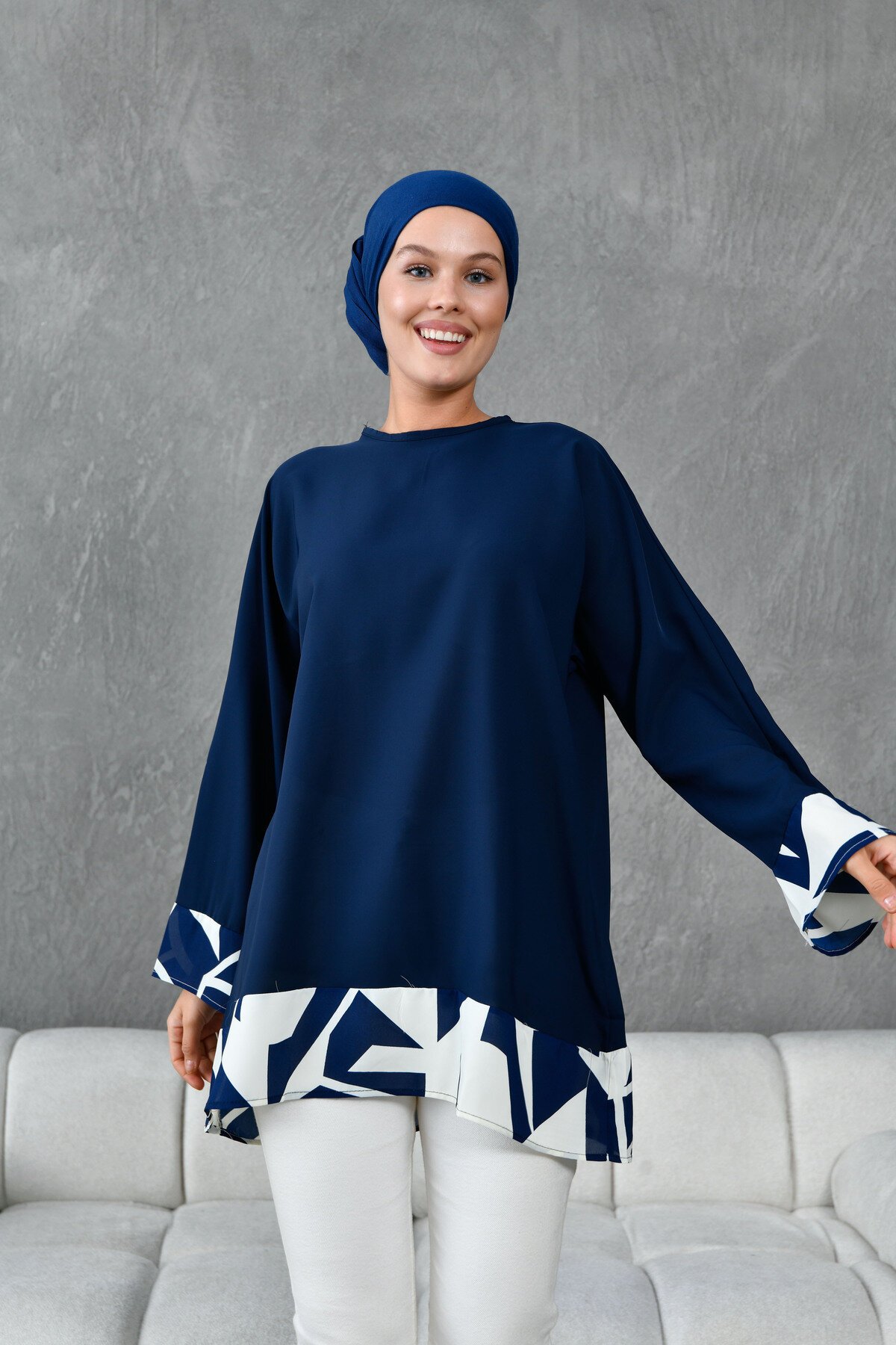 Lacivert Tunik - Tuncay
