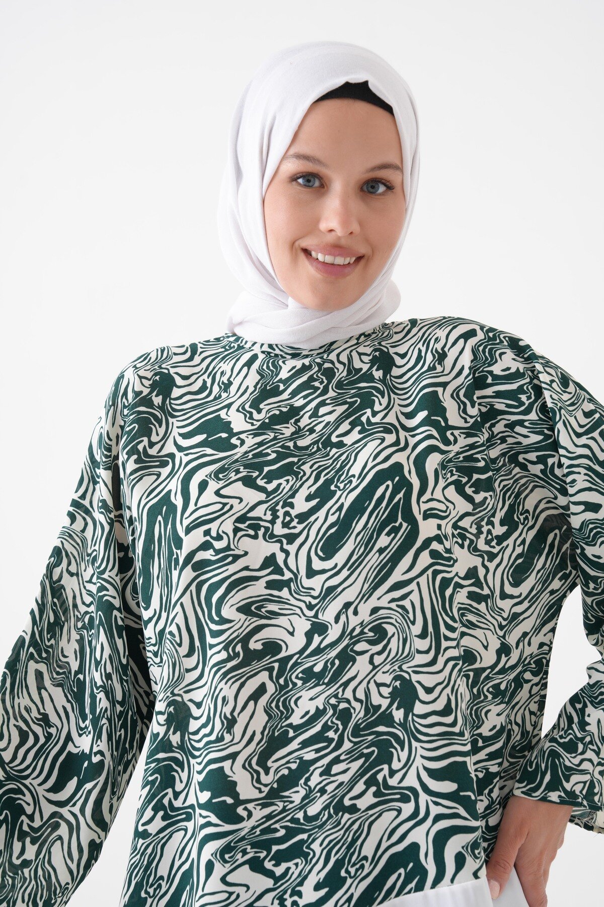 Yeşil Bluz Tunik - Tuncay
