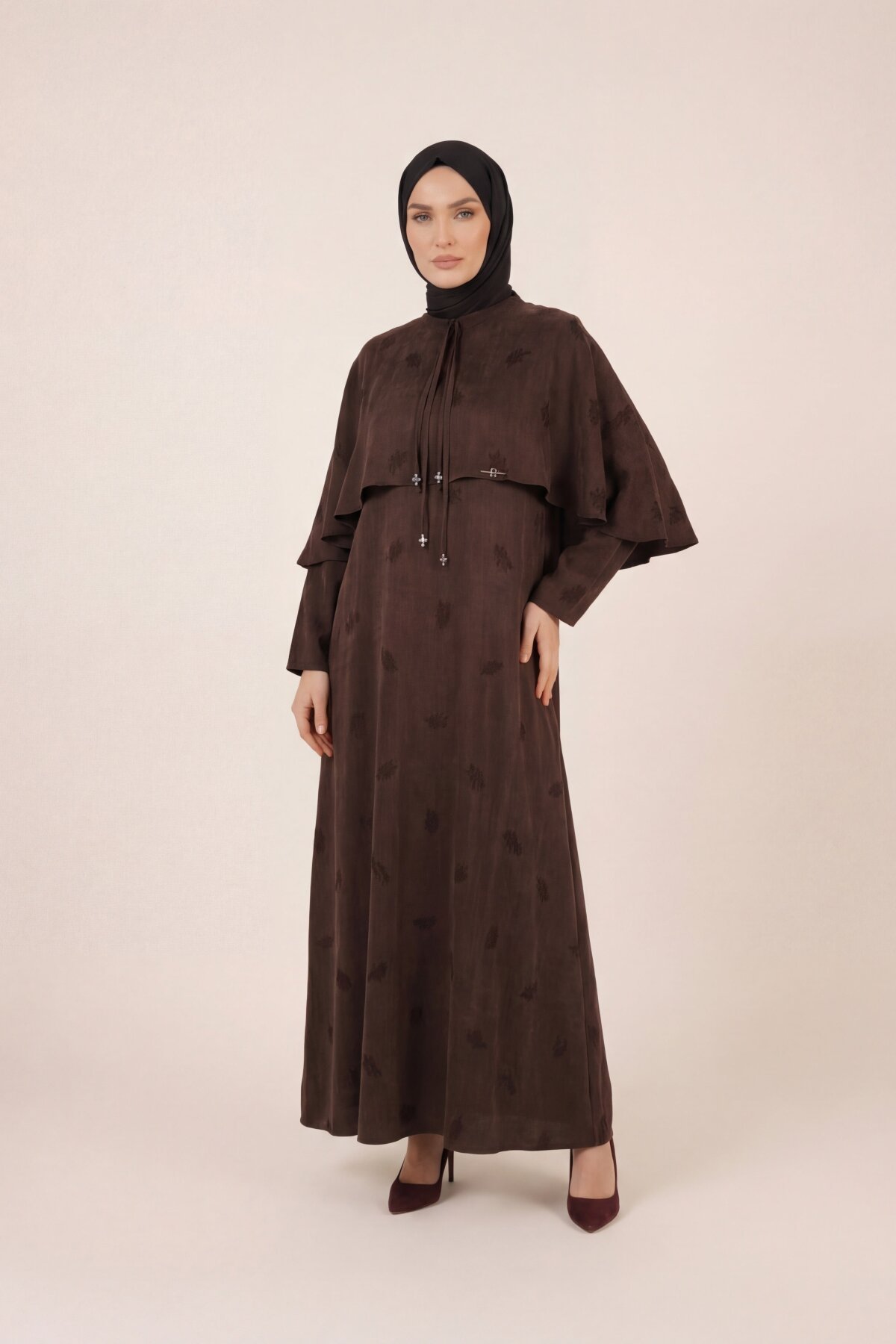 فستان سهرة كيب بني - Beyza