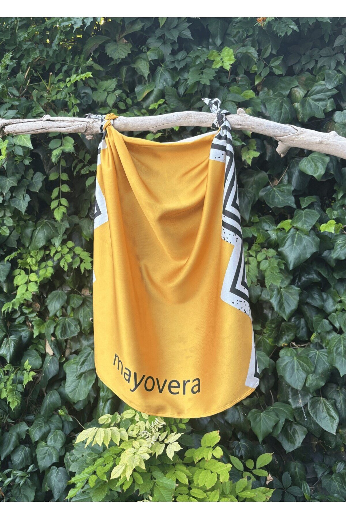 Hardal Zigzag Bandana Bone - Mayovera