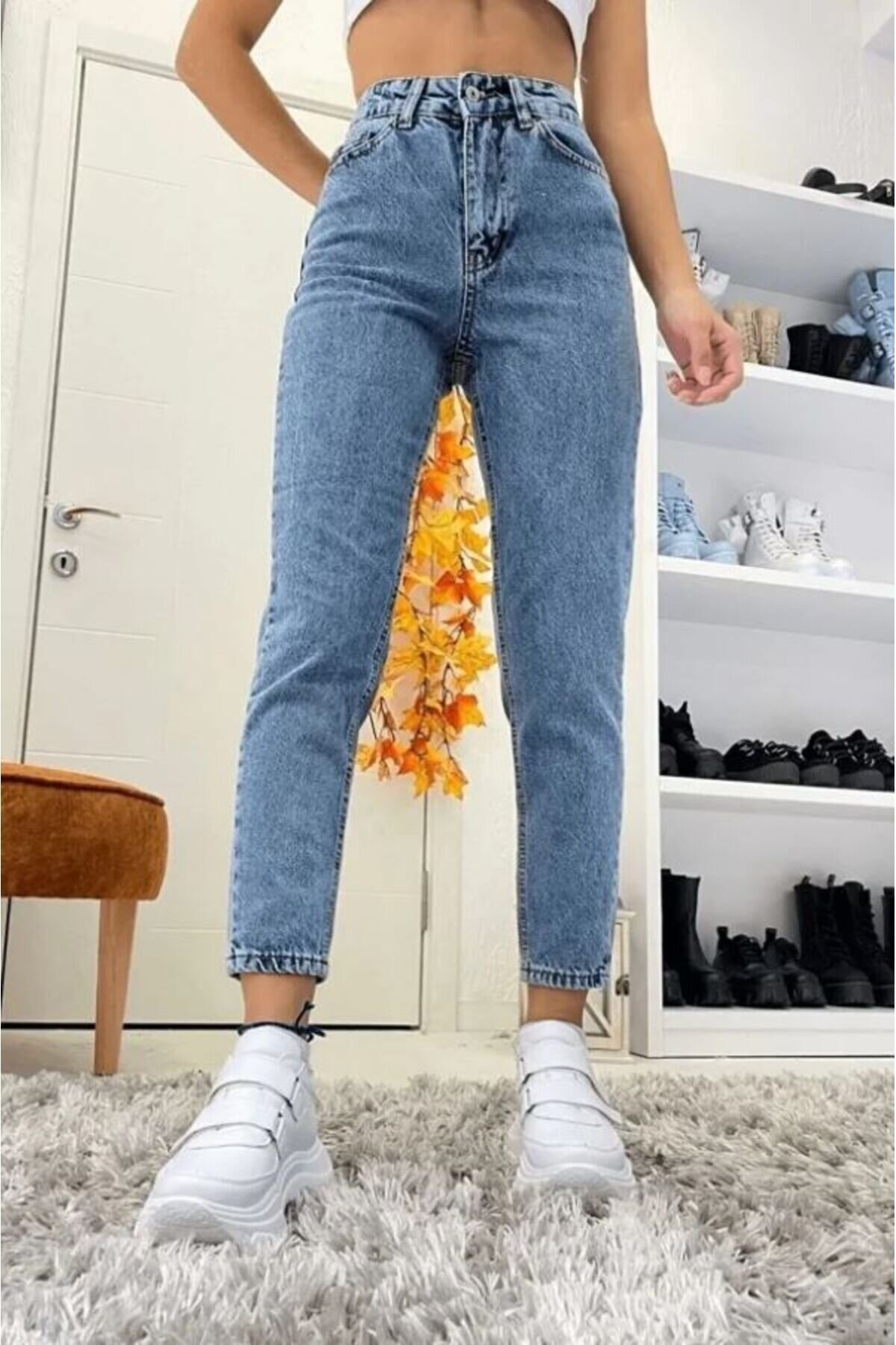 Mavi Denim Boyfriend Mom Pantolon - Shirosa