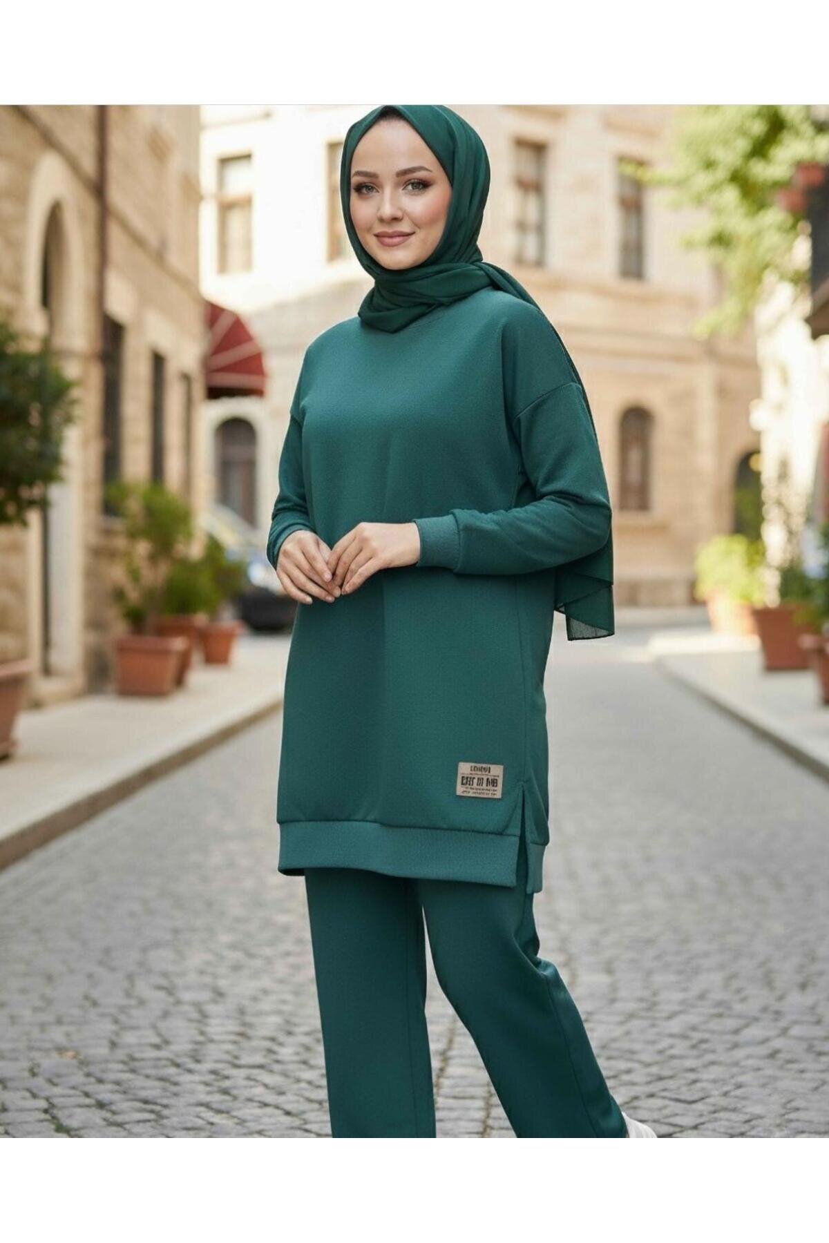 Yeşil Penye İkili Takım - Shirosa