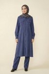 İndigo Qupra Pantolon Tunik Takım