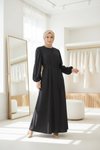 Dubai Silk Abaya - Black