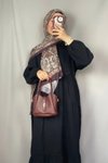 Siyah Müslin Elbise