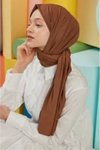 Kahverengi Organik Penye Şal