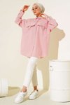 Pembe Zincir Detaylı Tunik