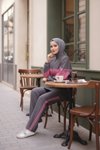 Antrasit İkili Alt Üst Eşofman Takım