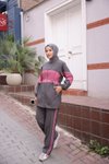 Antrasit İkili Alt Üst Eşofman Takım