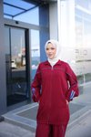 Bordo Spor Eşofman Takım