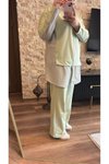 Çağla Yeşil İkili Fermuarlı Eşofman