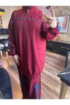 Bordo Eşofman Takım