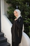 Siyah Fermuarlı Yaka Eşofman Takımı