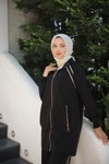 Siyah Fermuarlı Yaka Eşofman Takımı