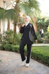 Siyah İkili Alt Üst Eşofman