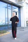 Siyah Kırmızı Eşofman Takım