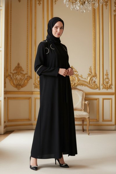 فرابة نصف أكمام لون أسود