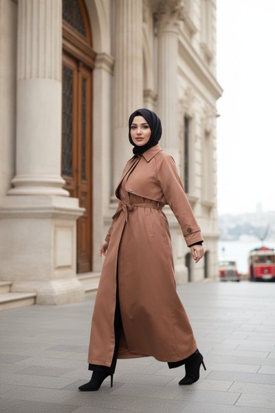 Taba Rüzgarlık ve Kuşaklı Trençkot