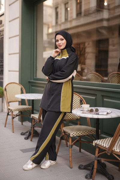 Two-Piece Modest Set - Black