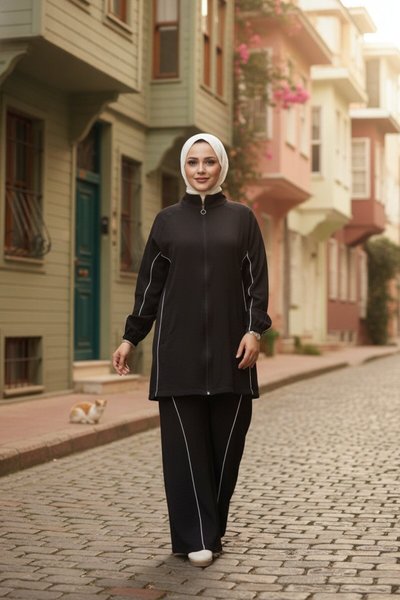 Tracksuit Set - Black