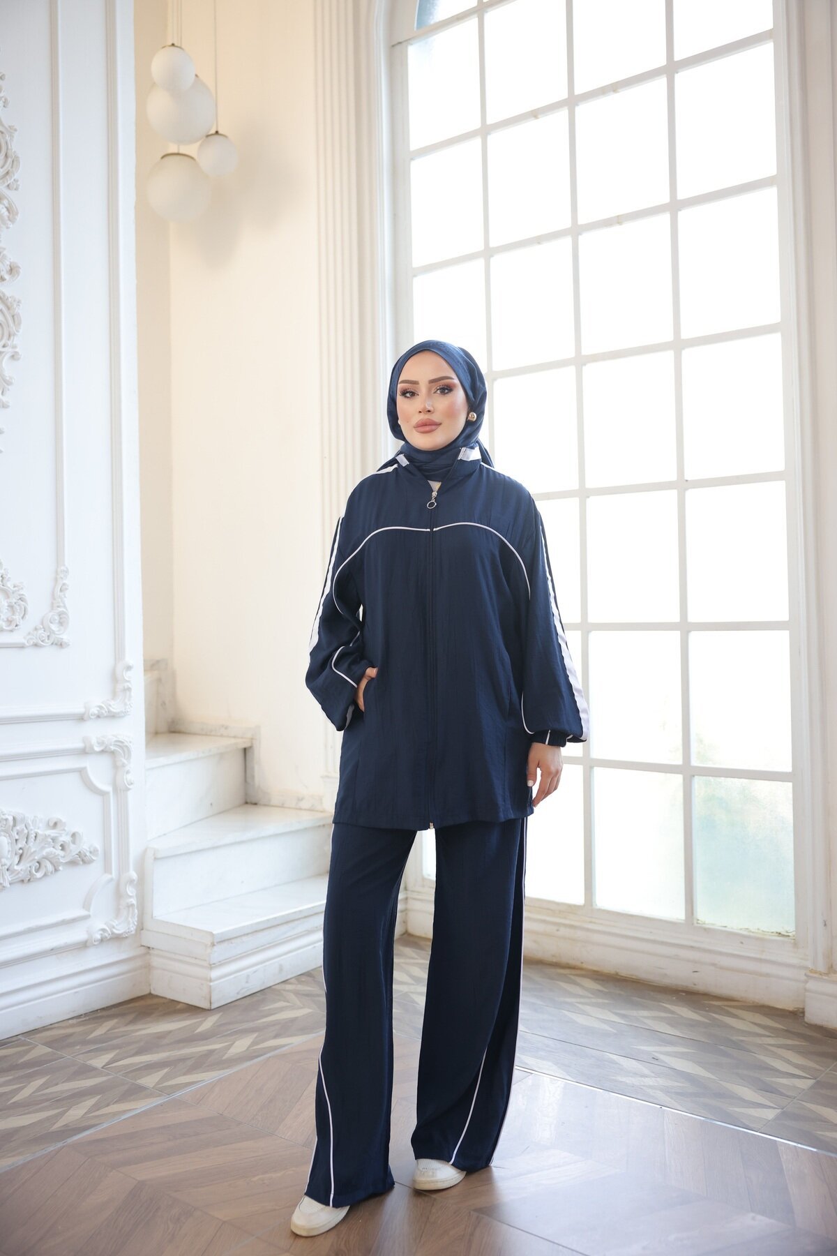 Lacivert Şık Eşofman Takımı - Wovi Moda
