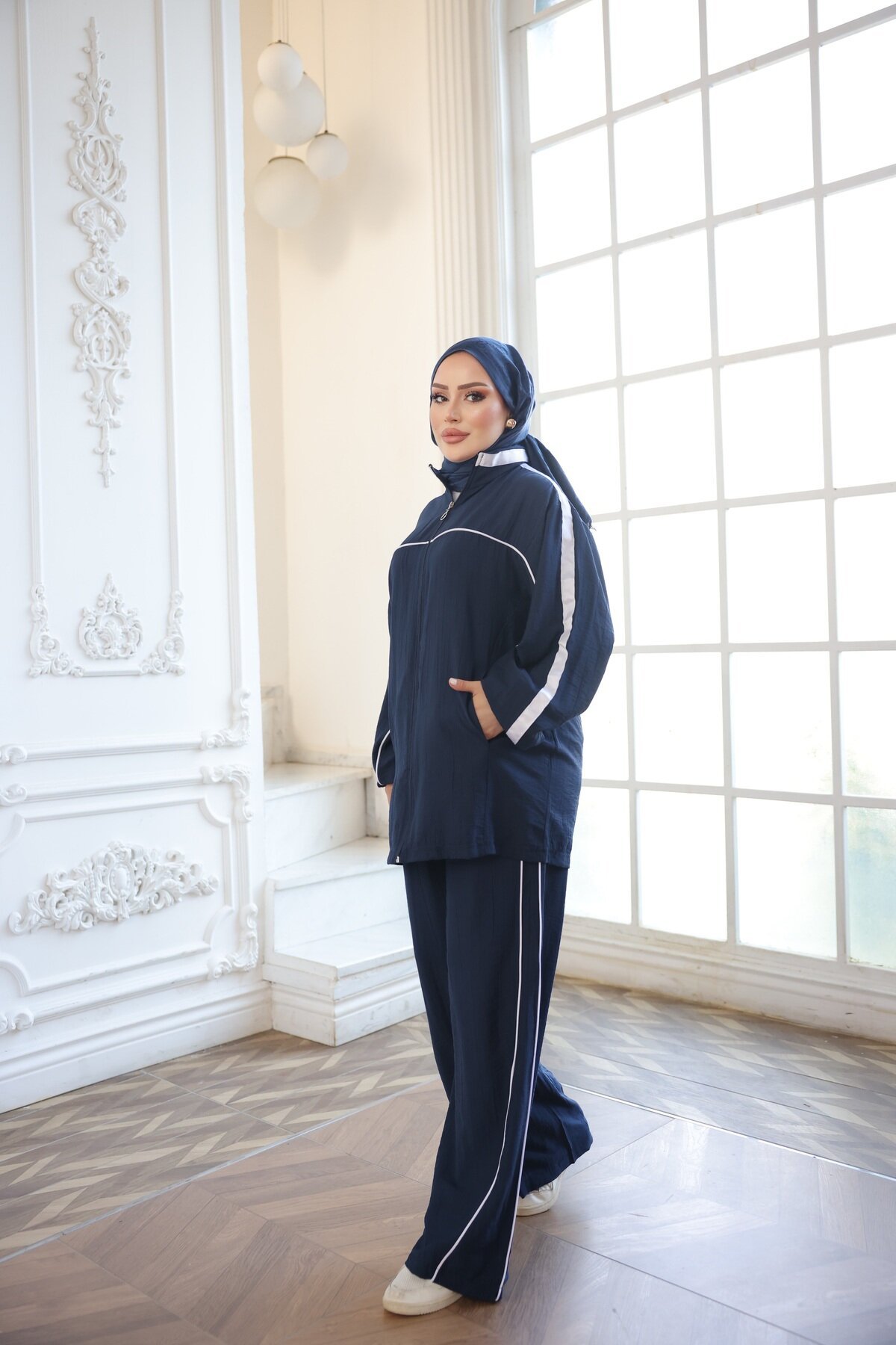 Lacivert Şık Eşofman Takımı - Wovi Moda