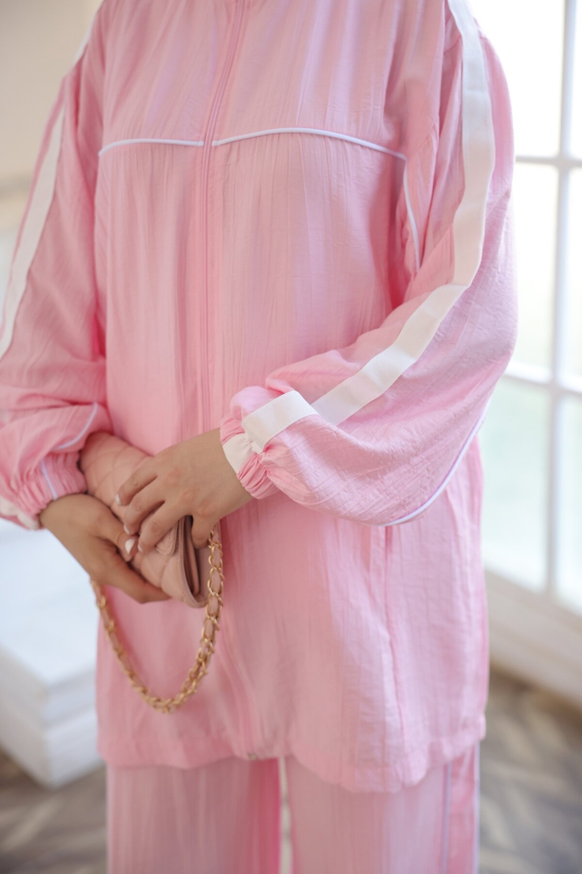 Pembe Şık Eşofman Takımı - Wovi Moda