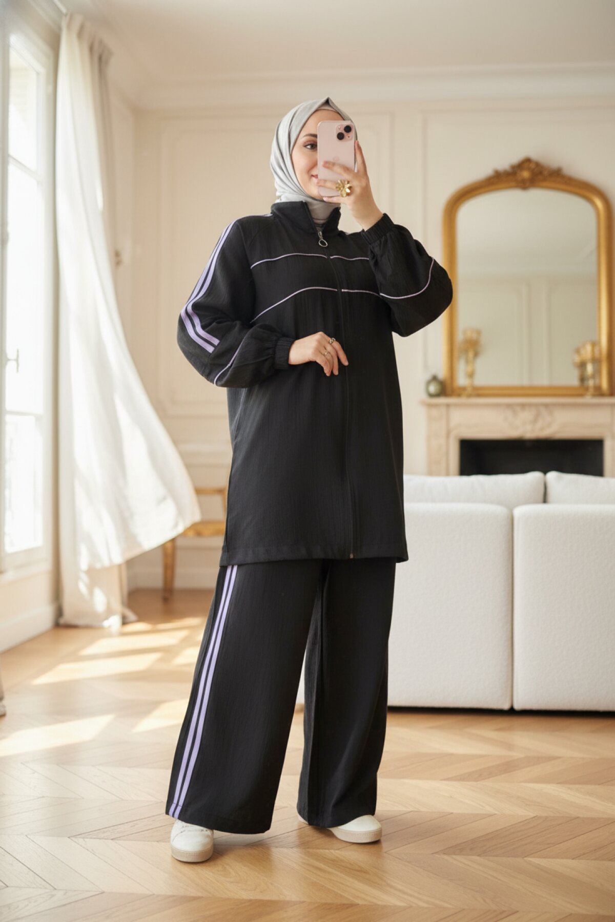 Siyah Eşofman Takım - Wovi Moda