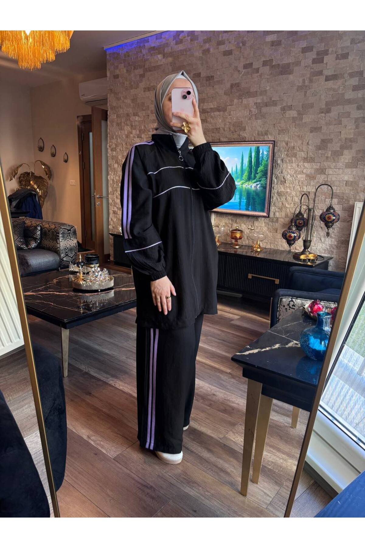 Siyah Eşofman Takım - Wovi Moda