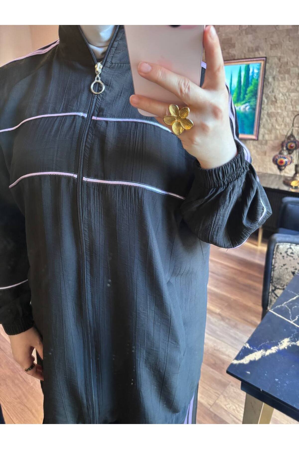 Siyah Eşofman Takım - Wovi Moda