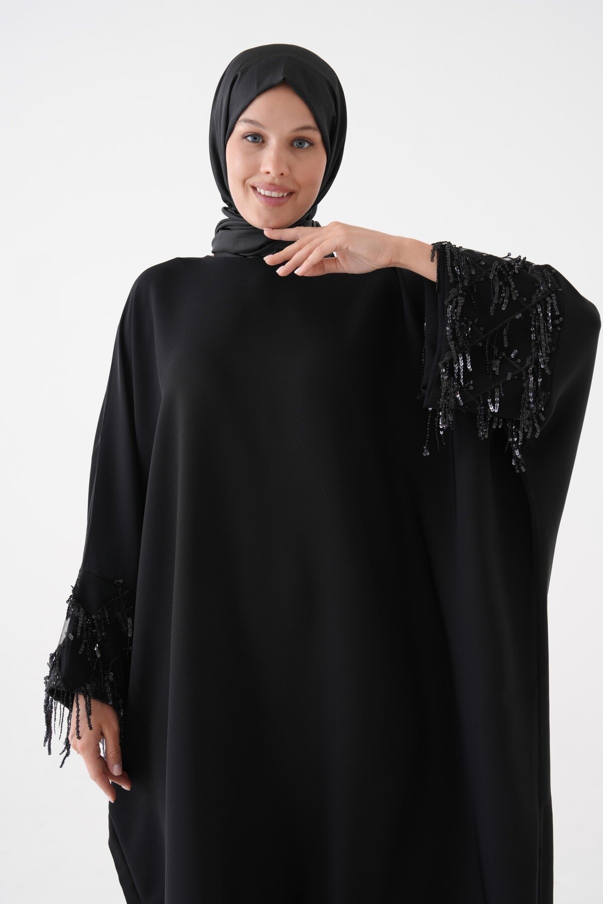Siyah Abaya Ferace - Filizzade