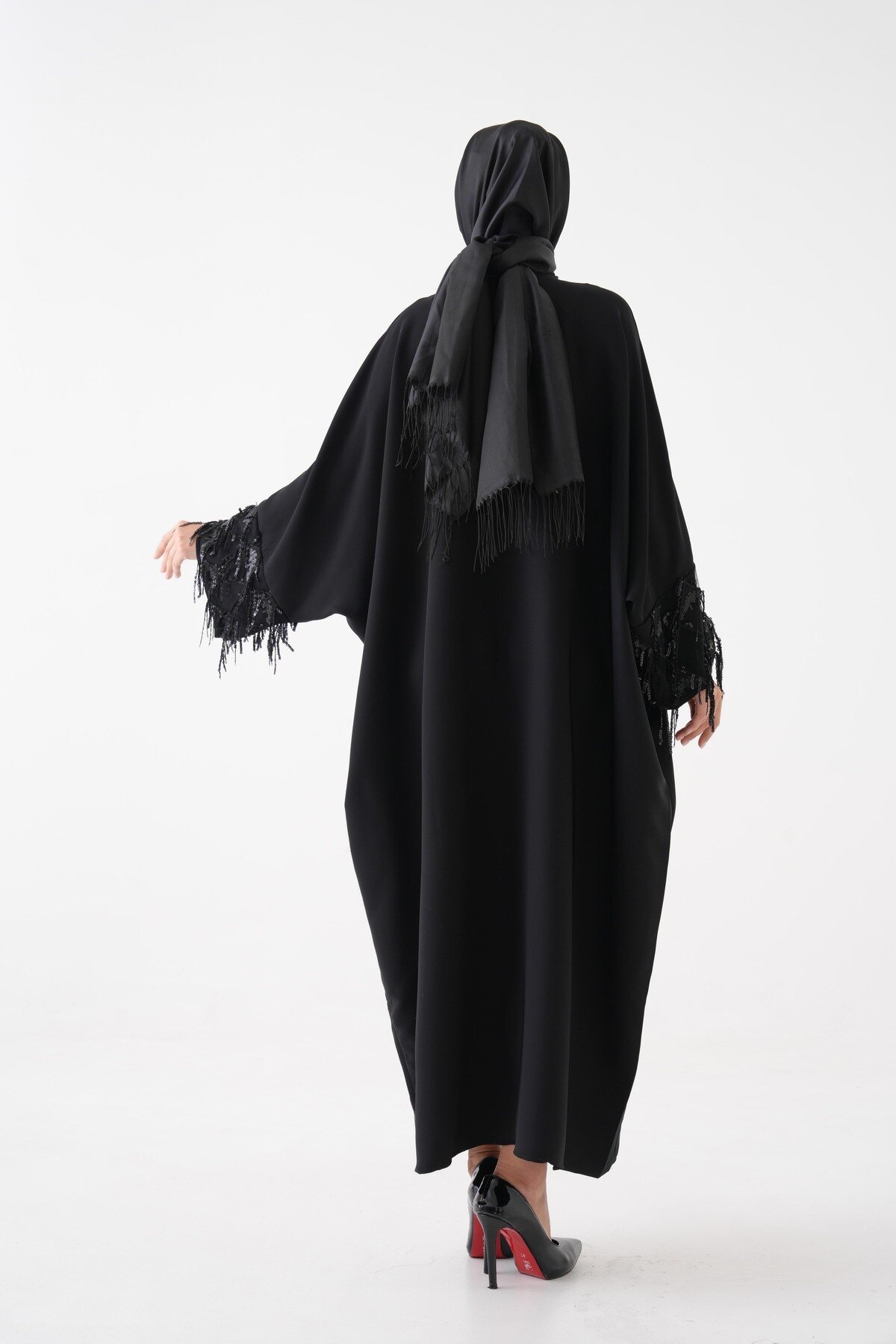 Siyah Abaya Ferace - Filizzade