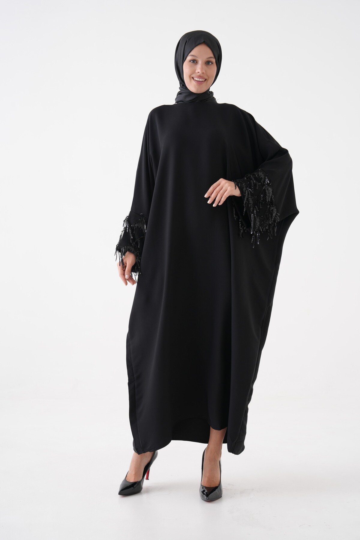 Siyah Abaya Ferace - Filizzade