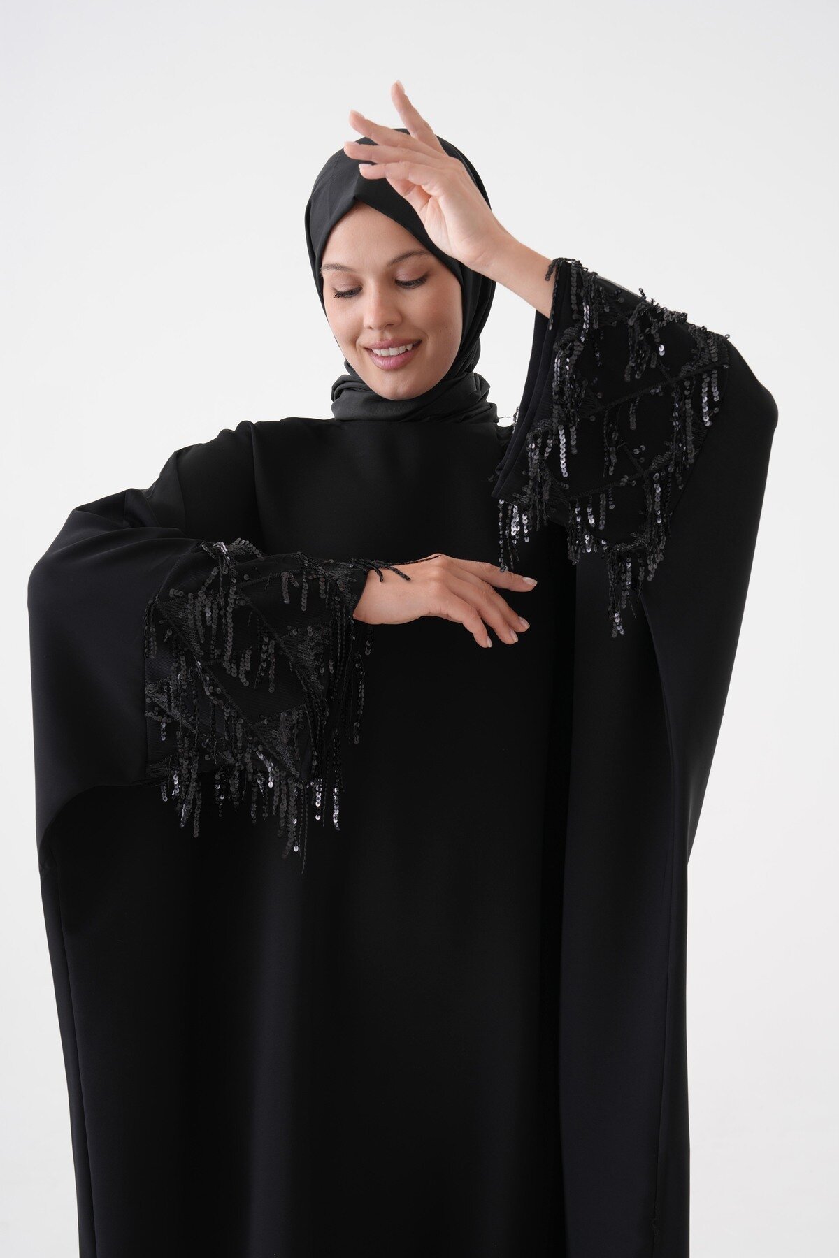 Siyah Abaya Ferace - Filizzade