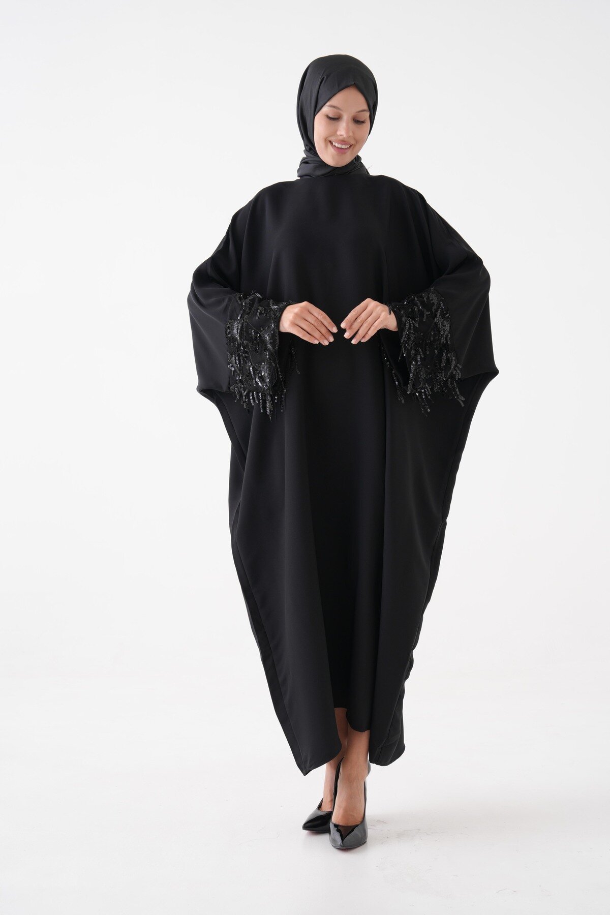 Siyah Abaya Ferace - Filizzade