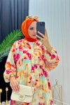 Pembe Bahar Elbise