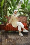 Bej Oversize Basic Gömlek