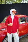Oversize Basic Shirt - Red