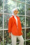 Oversize Basic Shirt - Orange