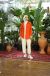 Turuncu Oversize Basic Gömlek