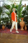 Turuncu Oversize Basic Gömlek