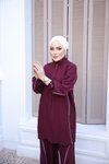 Bordo Eşofman Takım
